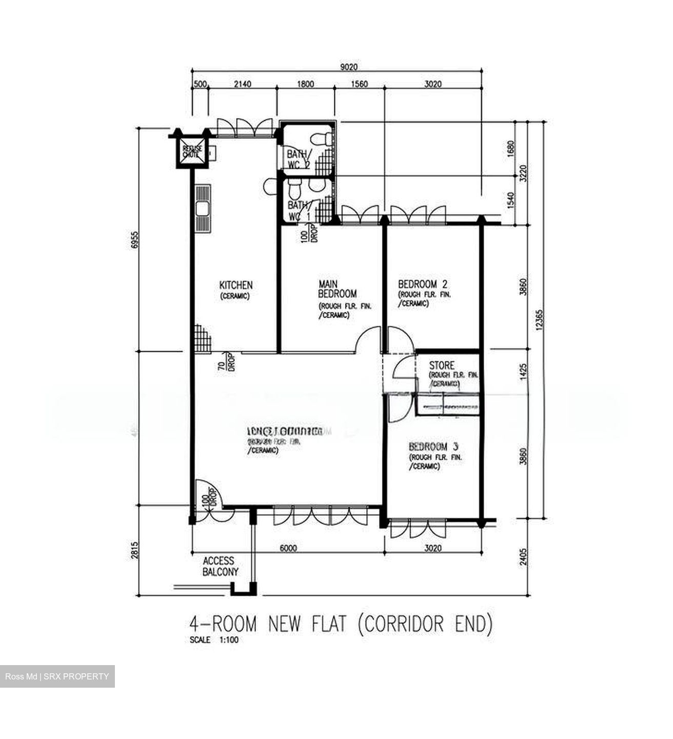 Blk 409 Bukit Batok West Avenue 4 (Bukit Batok), HDB 4 Rooms #502309001